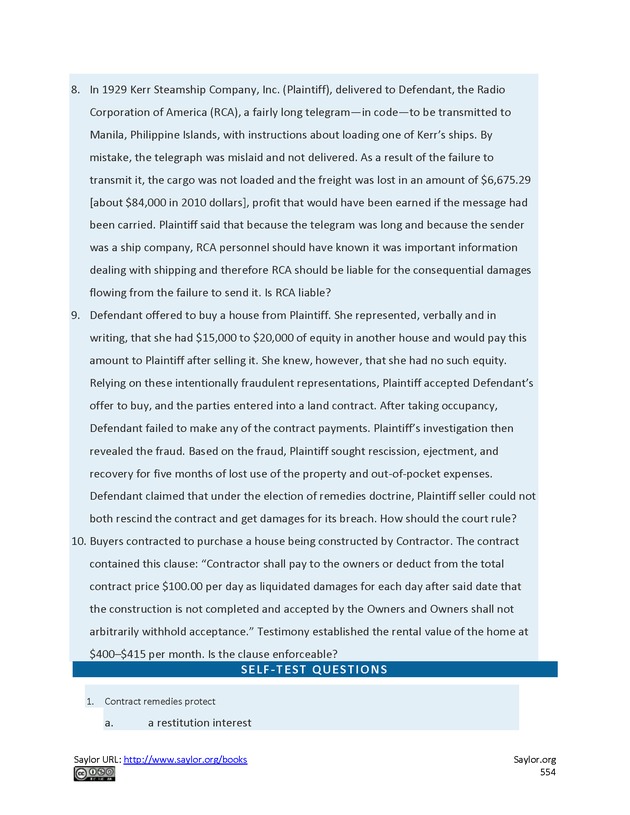 Business Law and the Legal Environment - Page 554